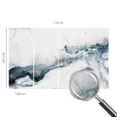 Carta da parati effetto profondità eleganza astratta