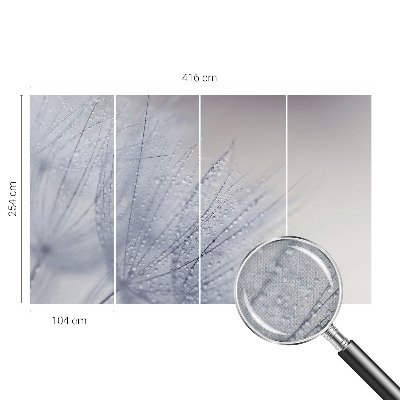 Carta da parati per cameretta dente di leone rugiadoso