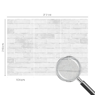 Carta da parati adesiva muro di mattoni