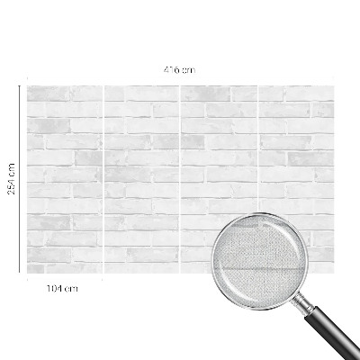 Carta da parati adesiva muro di mattoni