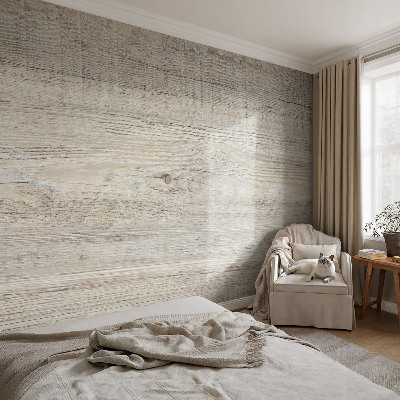 Carta da parati 3D Anelli di legno