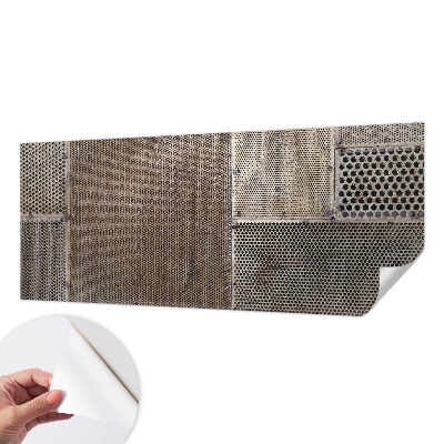 Carta da parati cameretta motivi metallici