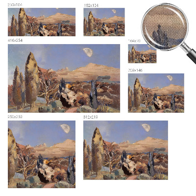 Fotomurale per bambini Paesaggio forestale