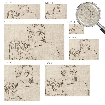 Carta da parati panoramica effetto 3D Un carattere distintivo