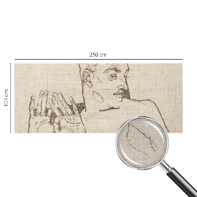 Carta da parati panoramica effetto 3D Un carattere distintivo