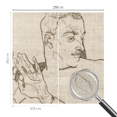 Carta da parati panoramica effetto 3D Un carattere distintivo