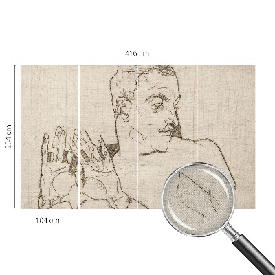 Carta da parati panoramica effetto 3D Un carattere distintivo