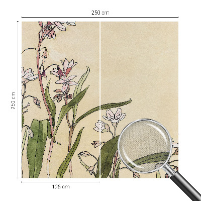 Fotomurale effetto 3D Eleganza floreale