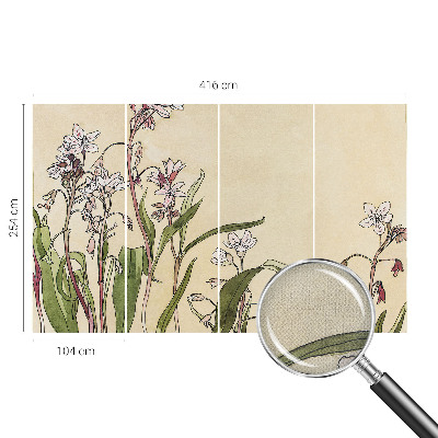 Fotomurale effetto 3D Eleganza floreale