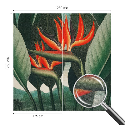 Fotomurale per cameretta Fiori esotici