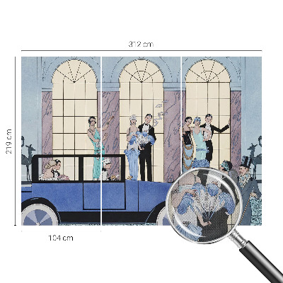 Fotomurale 3D Art déco