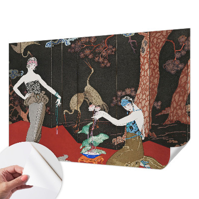 Carta da parati panoramica effetto 3D Scena elegante