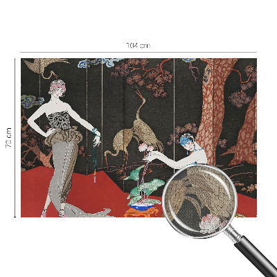 Carta da parati panoramica effetto 3D Scena elegante