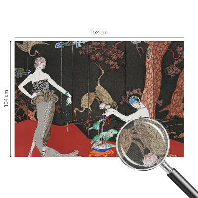 Carta da parati panoramica effetto 3D Scena elegante