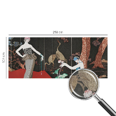 Carta da parati panoramica effetto 3D Scena elegante