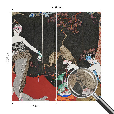 Carta da parati panoramica effetto 3D Scena elegante