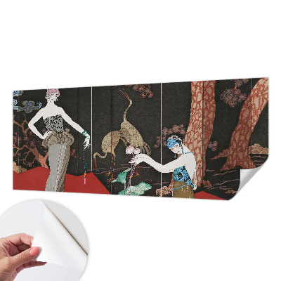 Carta da parati panoramica effetto 3D Scena elegante