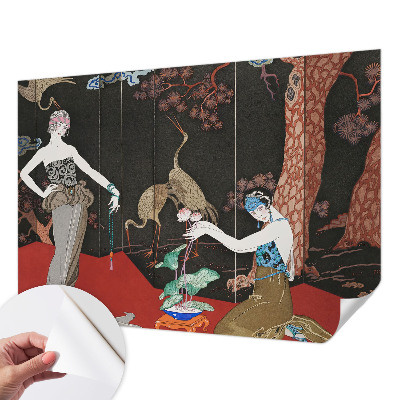 Carta da parati panoramica effetto 3D Scena elegante