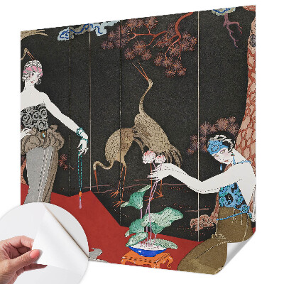 Carta da parati panoramica effetto 3D Scena elegante