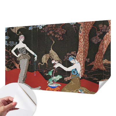 Carta da parati panoramica effetto 3D Scena elegante