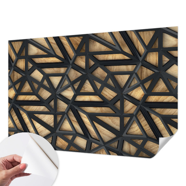 Carta da parati per cameretta Connessione geometrica