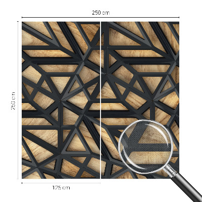 Carta da parati per cameretta Connessione geometrica