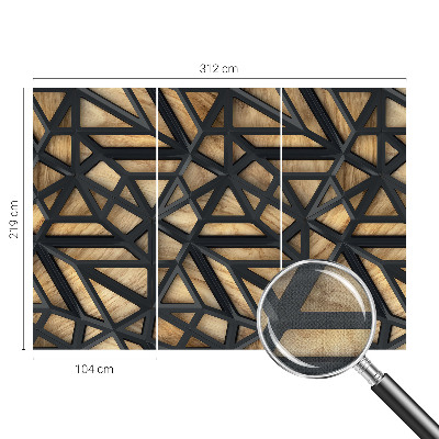 Carta da parati per cameretta Connessione geometrica