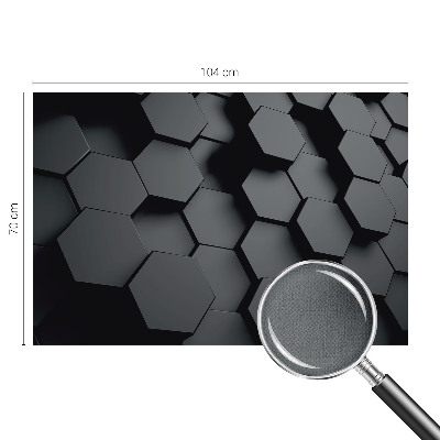 Fotomurale per cameretta esagoni 3D