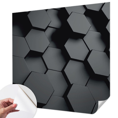 Fotomurale per cameretta esagoni 3D