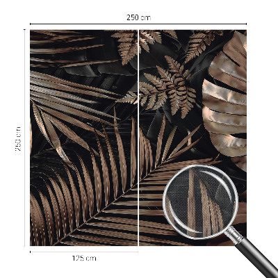 Carta da parati adesiva foglie esotiche