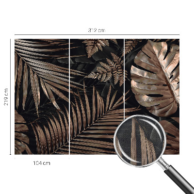 Carta da parati adesiva foglie esotiche