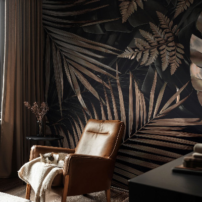 Carta da parati adesiva foglie esotiche