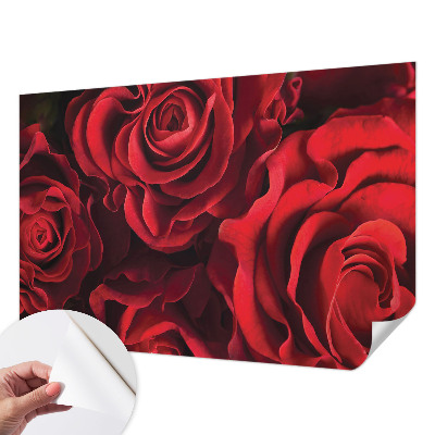 Carta da parati 3D Rose rosse