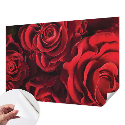 Carta da parati 3D Rose rosse