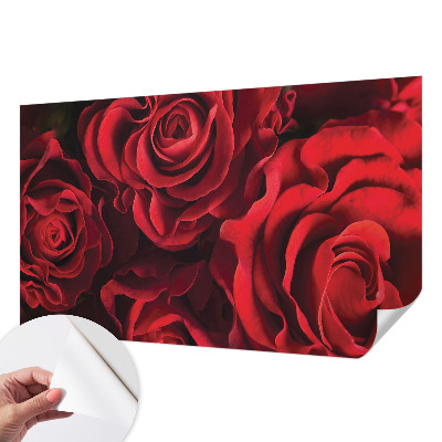 Carta da parati 3D Rose rosse