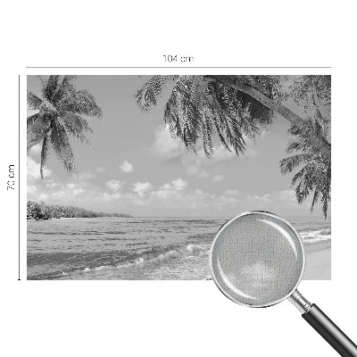 Fotomurale effetto 3D Paradiso tropicale