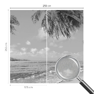 Fotomurale effetto 3D Paradiso tropicale