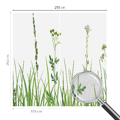 Carta da parati panoramica effetto 3D Flora delicata