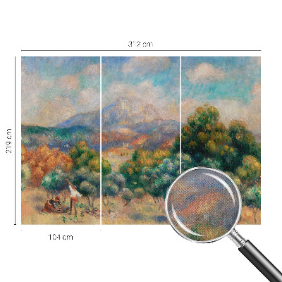 Fotomurale per bambini paesaggio montano