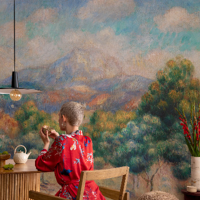 Fotomurale per bambini paesaggio montano