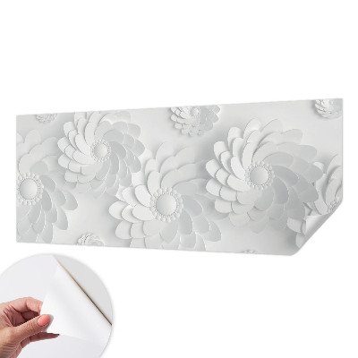 Carta da parati panoramica effetto 3D Eleganza floreale