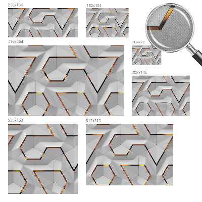 Fotomurale per cameretta Modelli tridimensionali