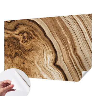 Carta da parati 3D Graniglia di legno