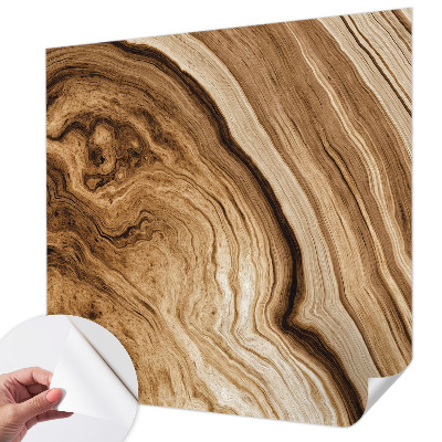 Carta da parati 3D Graniglia di legno