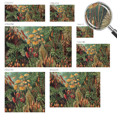 Fotomurale effetto 3D Giardino esotico