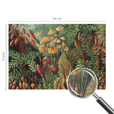 Fotomurale effetto 3D Giardino esotico