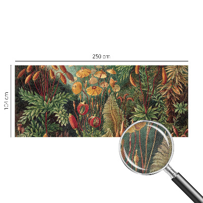 Fotomurale effetto 3D Giardino esotico