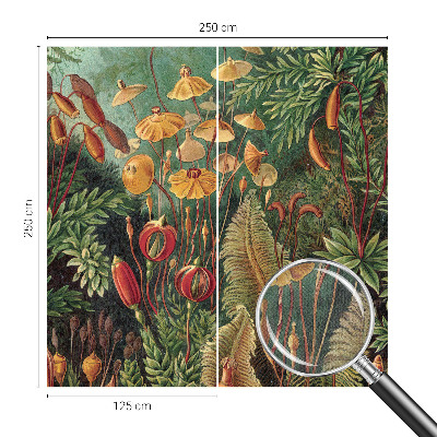 Fotomurale effetto 3D Giardino esotico