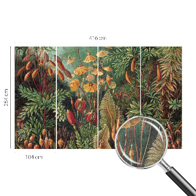 Fotomurale effetto 3D Giardino esotico