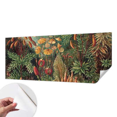 Fotomurale effetto 3D Giardino esotico